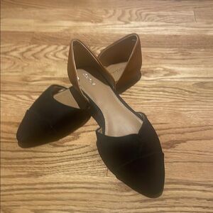 Merona Black Flats Comfortable Everyday Loafers